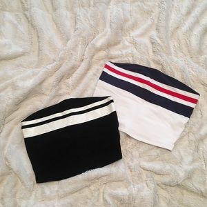 2 tube tops